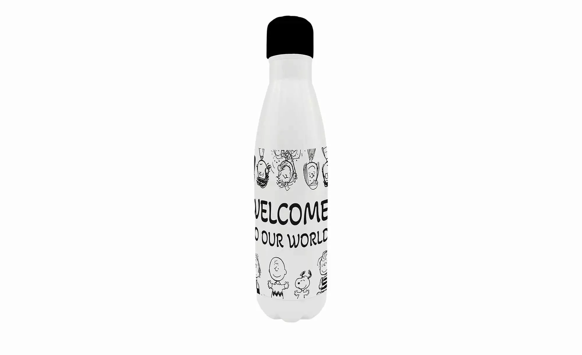 Isolierflasche  Peanuts ¦ mehrfarbig ¦ Edelstahl ¦ Maße (cm): H: 26  Ø: 7 K günstig online kaufen