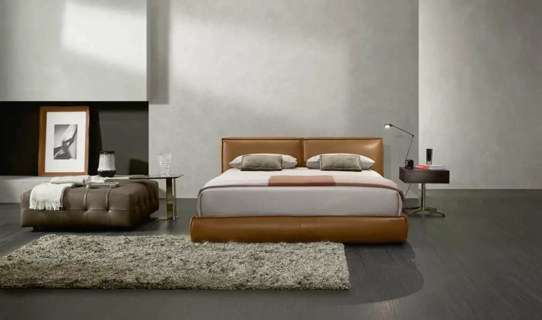 JVmoebel Bett Doppelbett Polster Bett Luxus Schlafzimmer Betten Doppel Bett günstig online kaufen