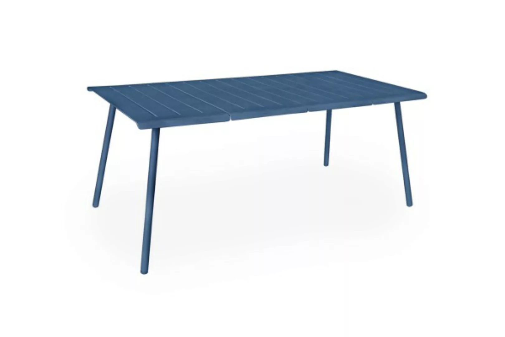 Vapio Outdoortisch Aluminium 180x90x74 cm Rauchblau günstig online kaufen