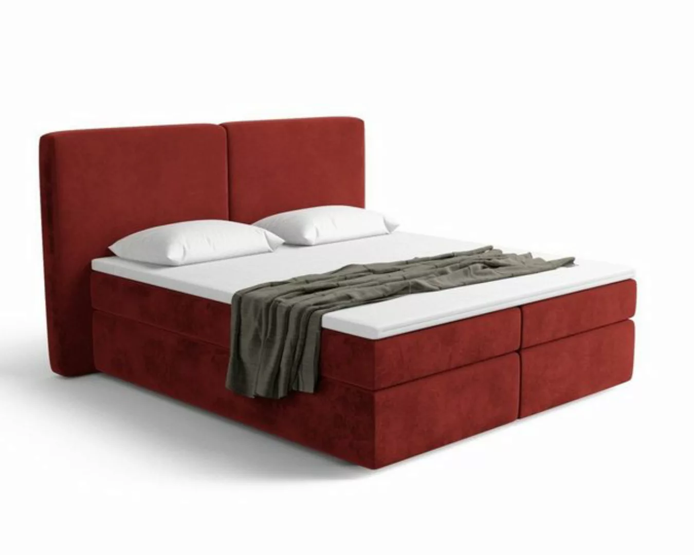 Sofa Dreams Boxspringbett Vallecas (Designerbett Bett, inklusive Topper und günstig online kaufen