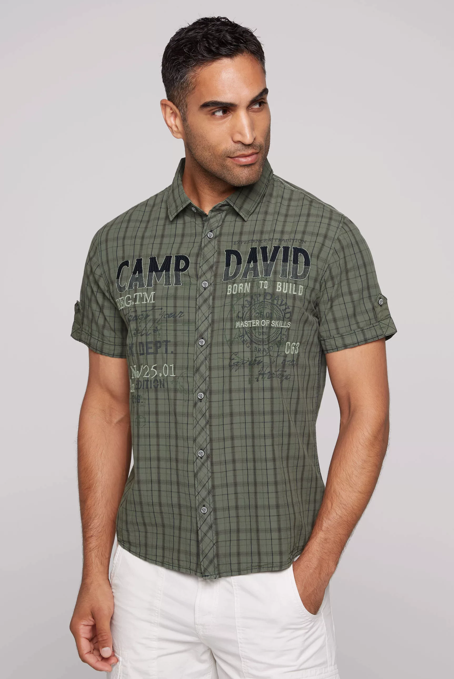 CAMP DAVID Kurzarmhemd, aus Baumwolle günstig online kaufen