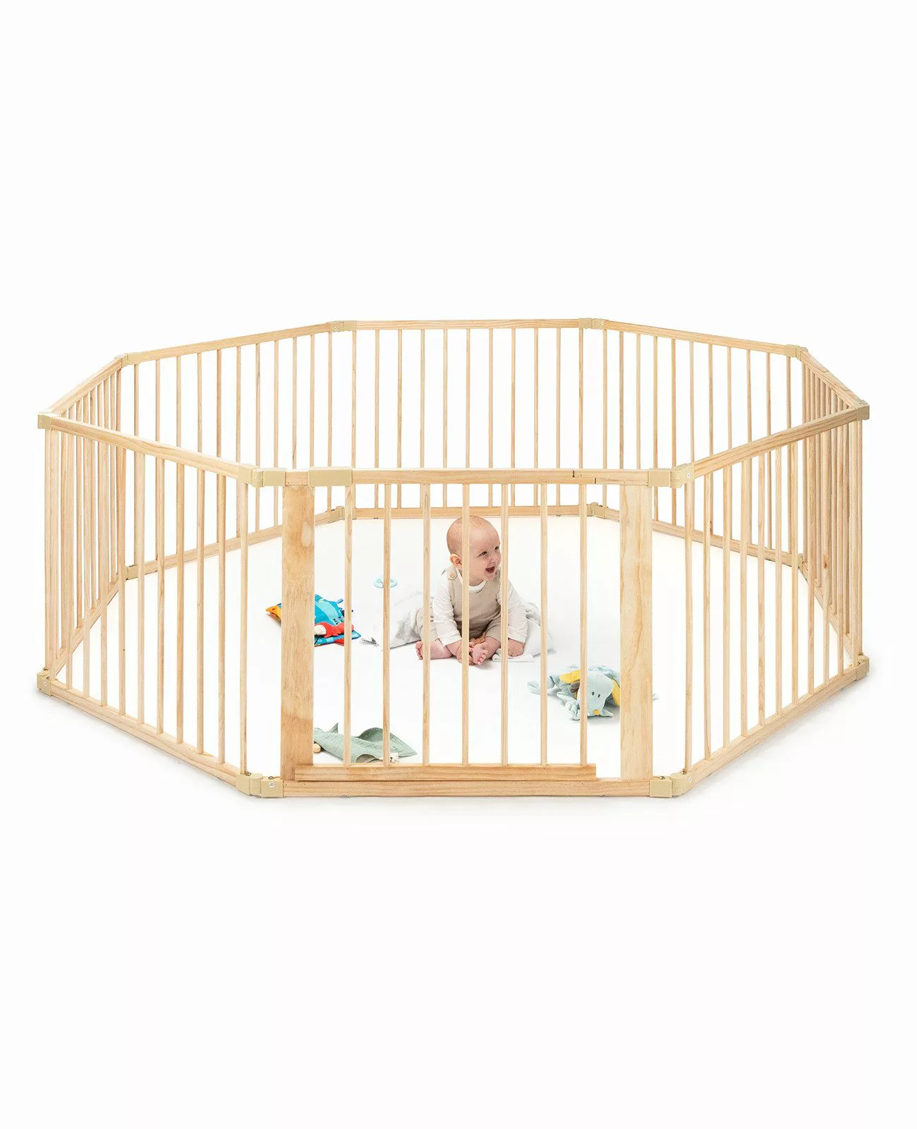dibea Laufgitter Baby-Laufstall, Holz-Laufgitter (8-tlg), mit günstig online kaufen