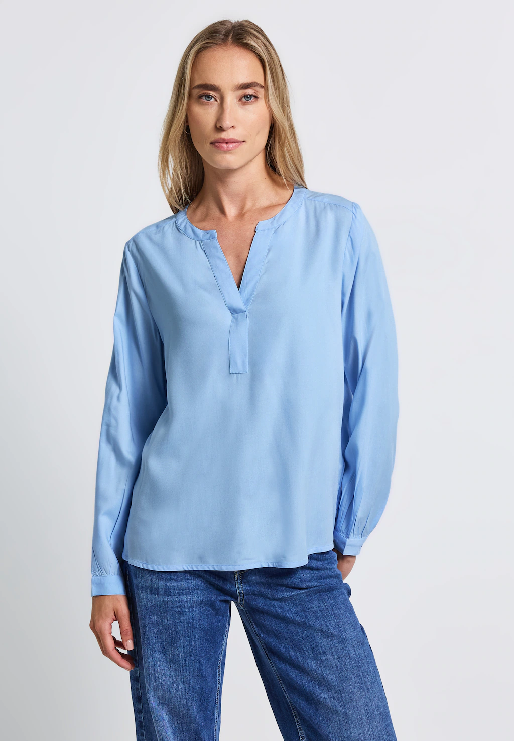 STREET ONE Langarmbluse, aus softer Viskose günstig online kaufen