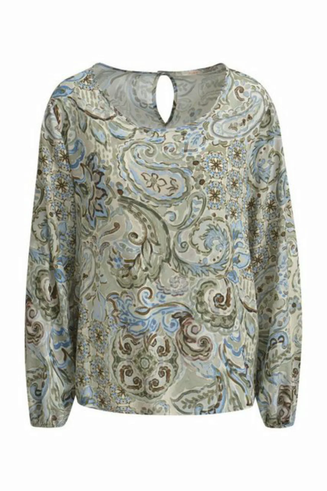 HeartKiss Blusenshirt BLOUSE ROUNDNECK MULTICOLOUR PRINT günstig online kaufen