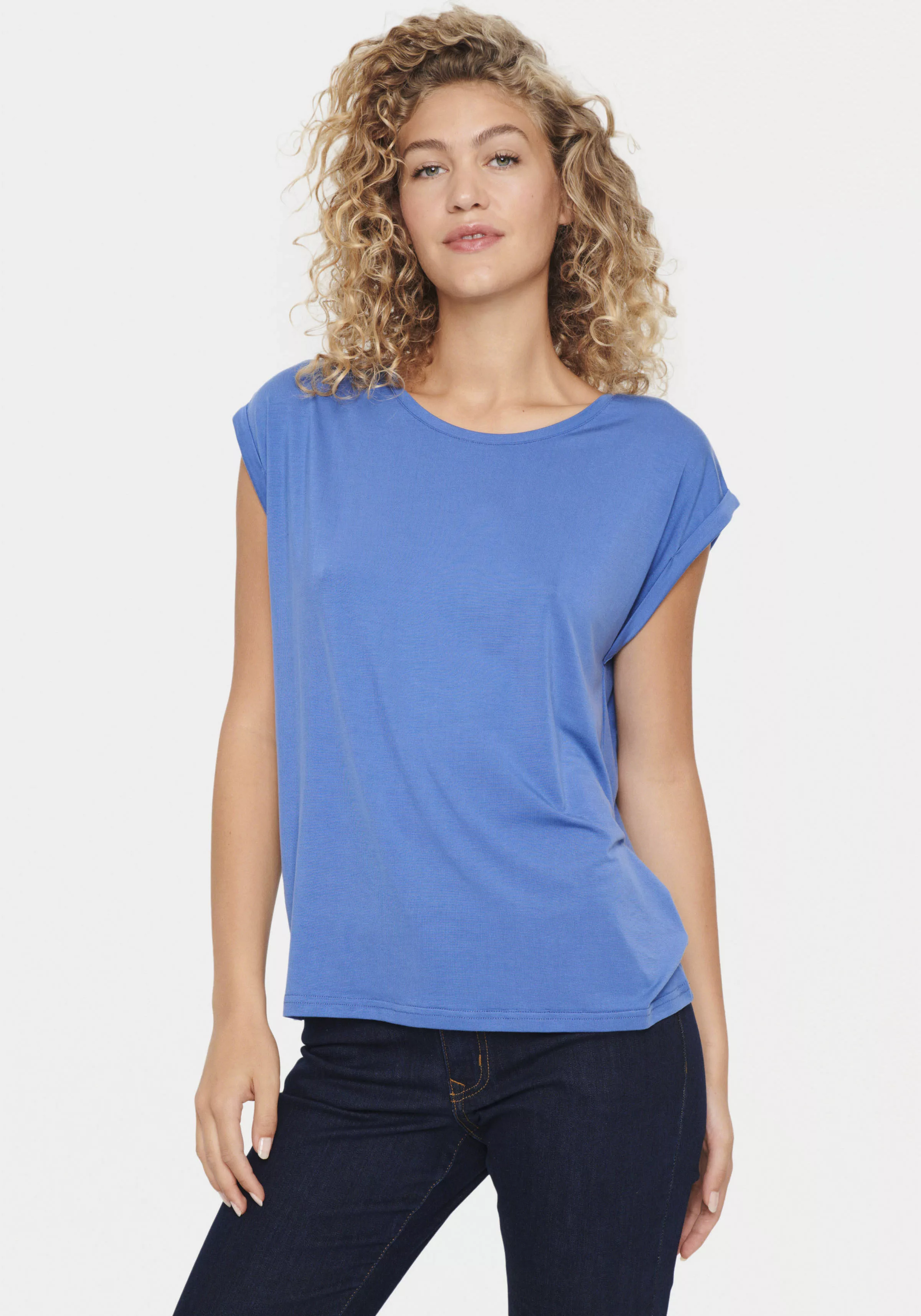 Saint Tropez Kurzarmshirt "U1520, AdeliaSZ T-Shirt" günstig online kaufen