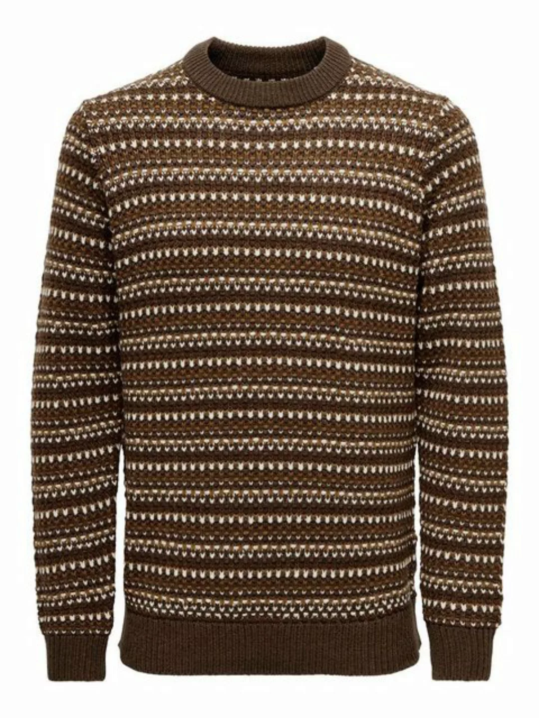 ONLY & SONS Strickpullover - ONSMUSA REG 3 STRUC CREW KNIT Pullover günstig online kaufen