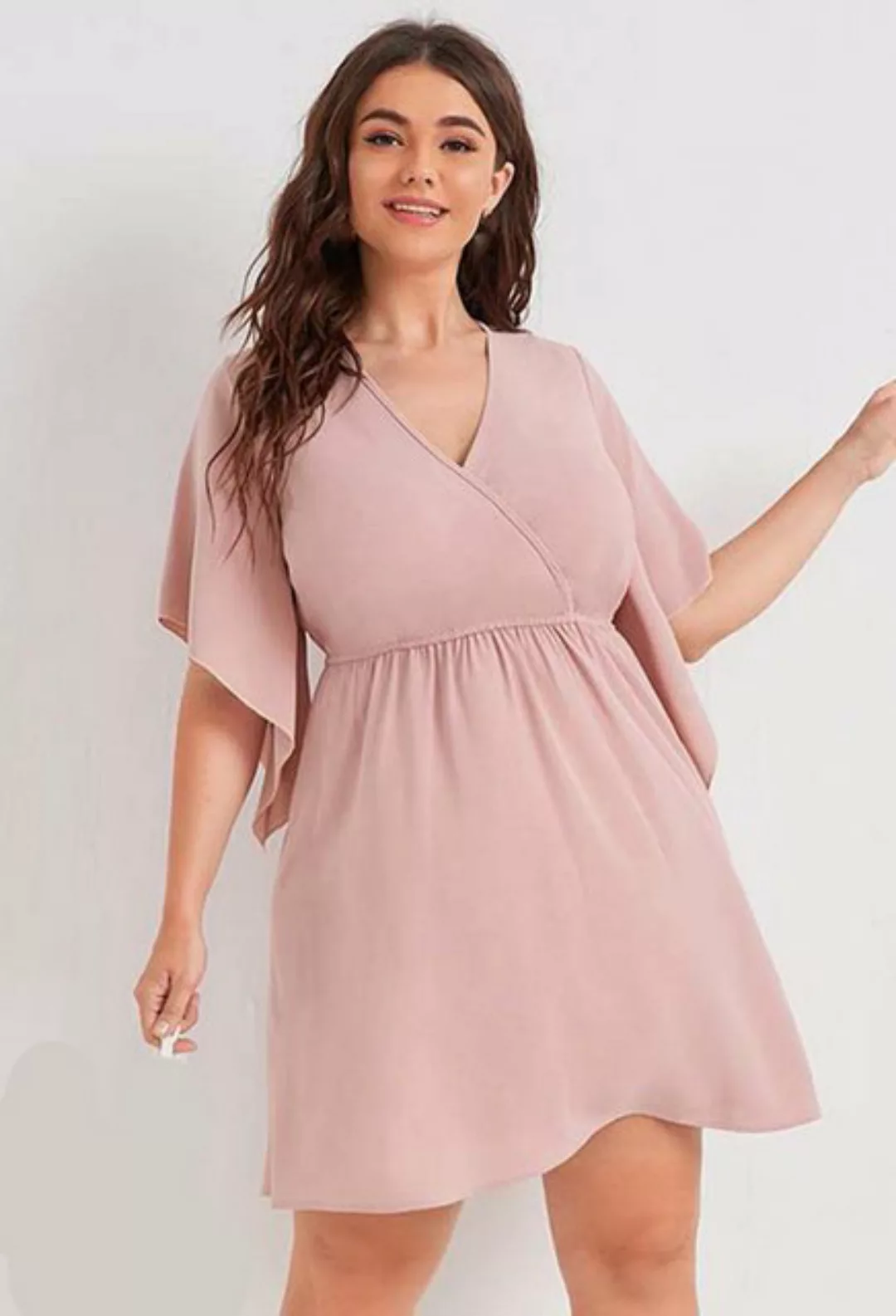 MIMIOO Maxikleid Elastische Taille, Brust, Kleid Lassen Sie pralle Frauen s günstig online kaufen