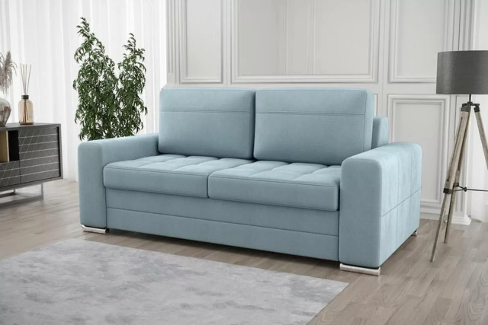 JVmoebel Sofa Design Polster Modern 100% Textil Stoff Modern Zweisitzer, Ma günstig online kaufen