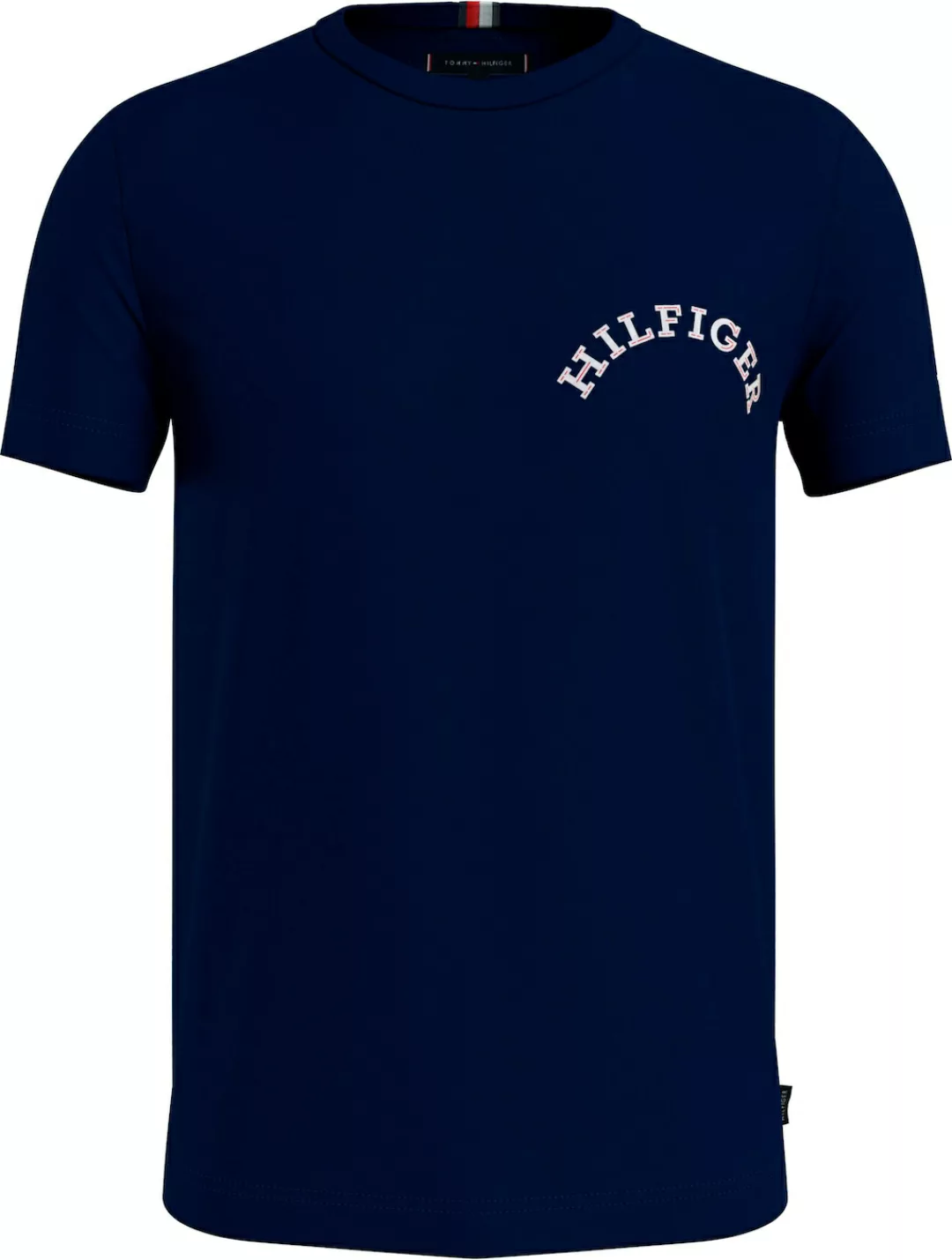 Tommy Hilfiger T-Shirt MONOTYPE BACK PRINT mit Logo-Druck auf der Brust günstig online kaufen