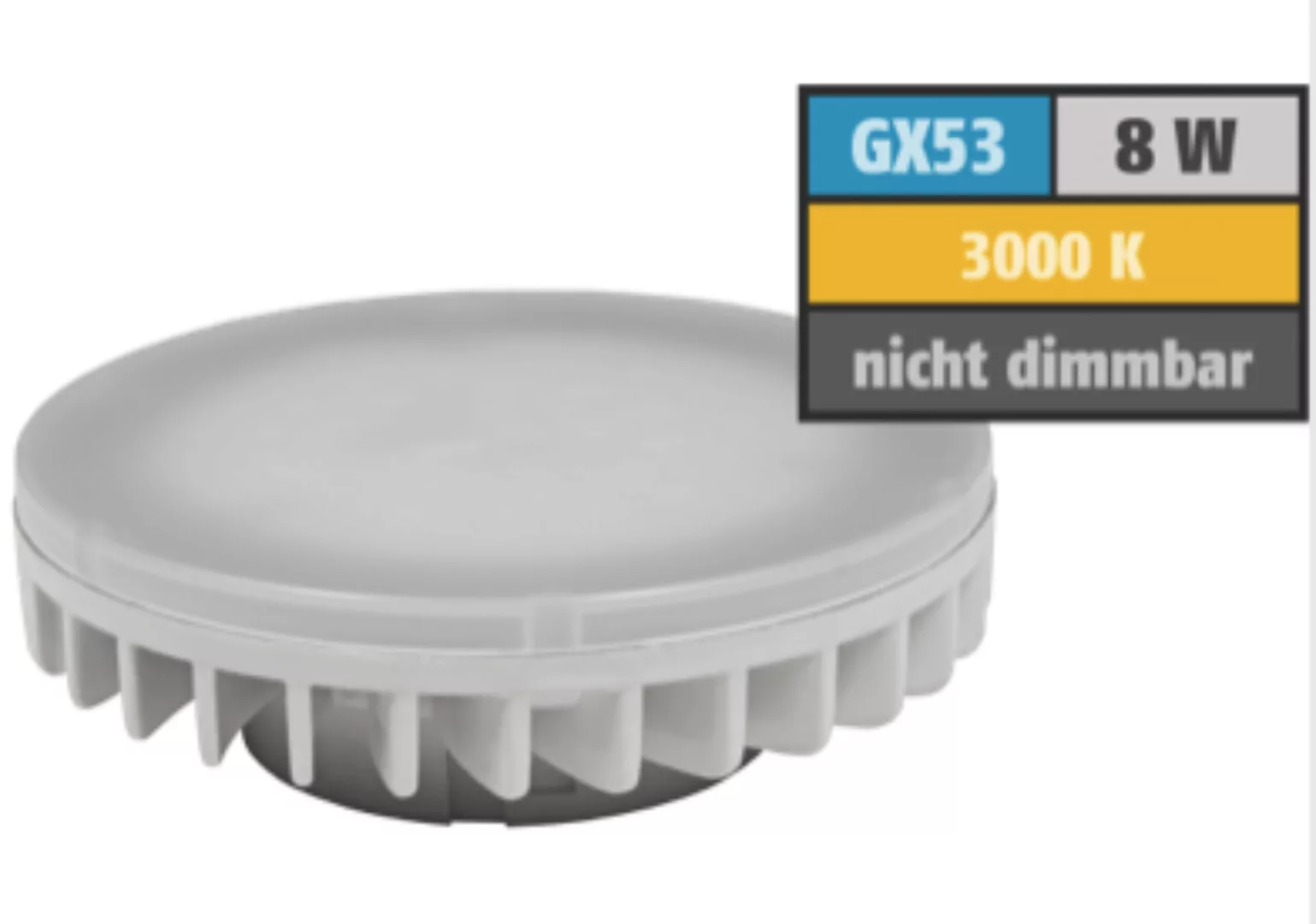 LED-Strahler 8Watt warmweiß GX53 LS-853 günstig online kaufen
