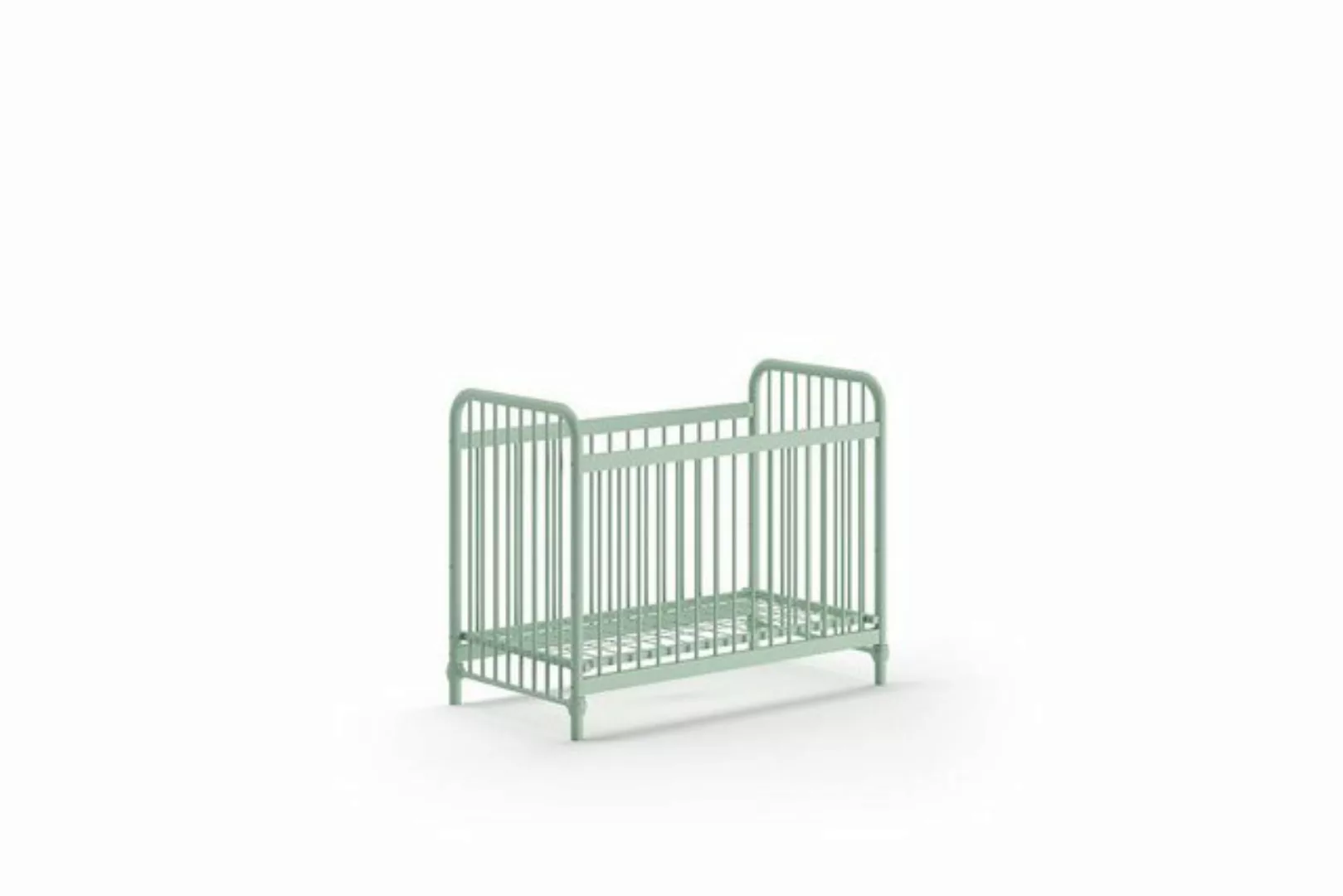 58 aufm Kessel Bettgestell Babybett Kay 131x71x102 Metallbett Gitterbett Me günstig online kaufen