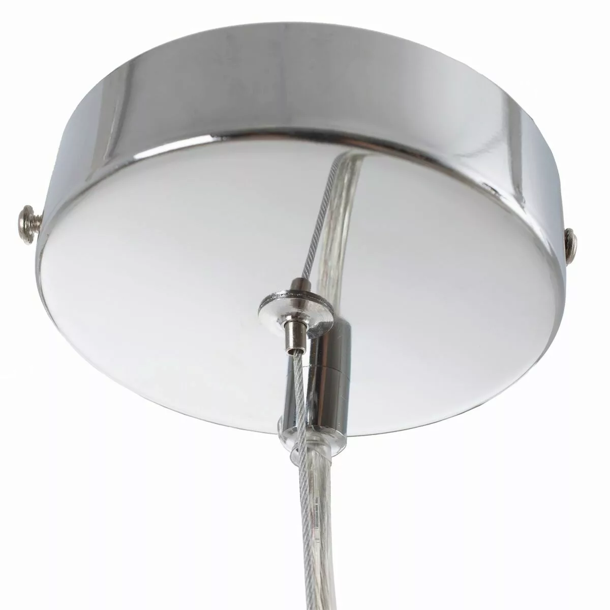 Deckenlampe 28 X 28 X 120 Cm Kristall Metall Silber günstig online kaufen