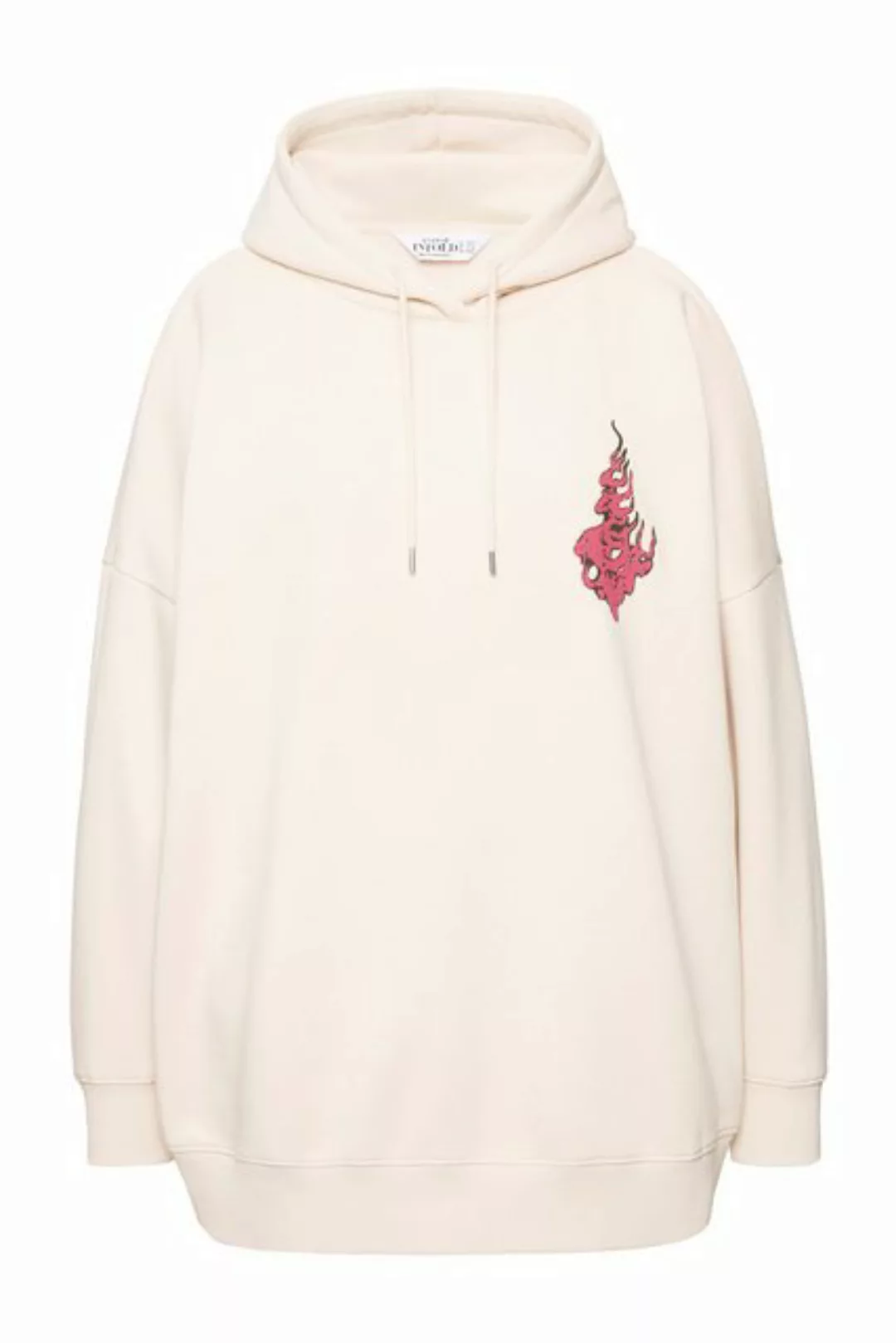 Studio Untold Sweatshirt Hoodie oversized Asia-Rückenprint Kapuze günstig online kaufen