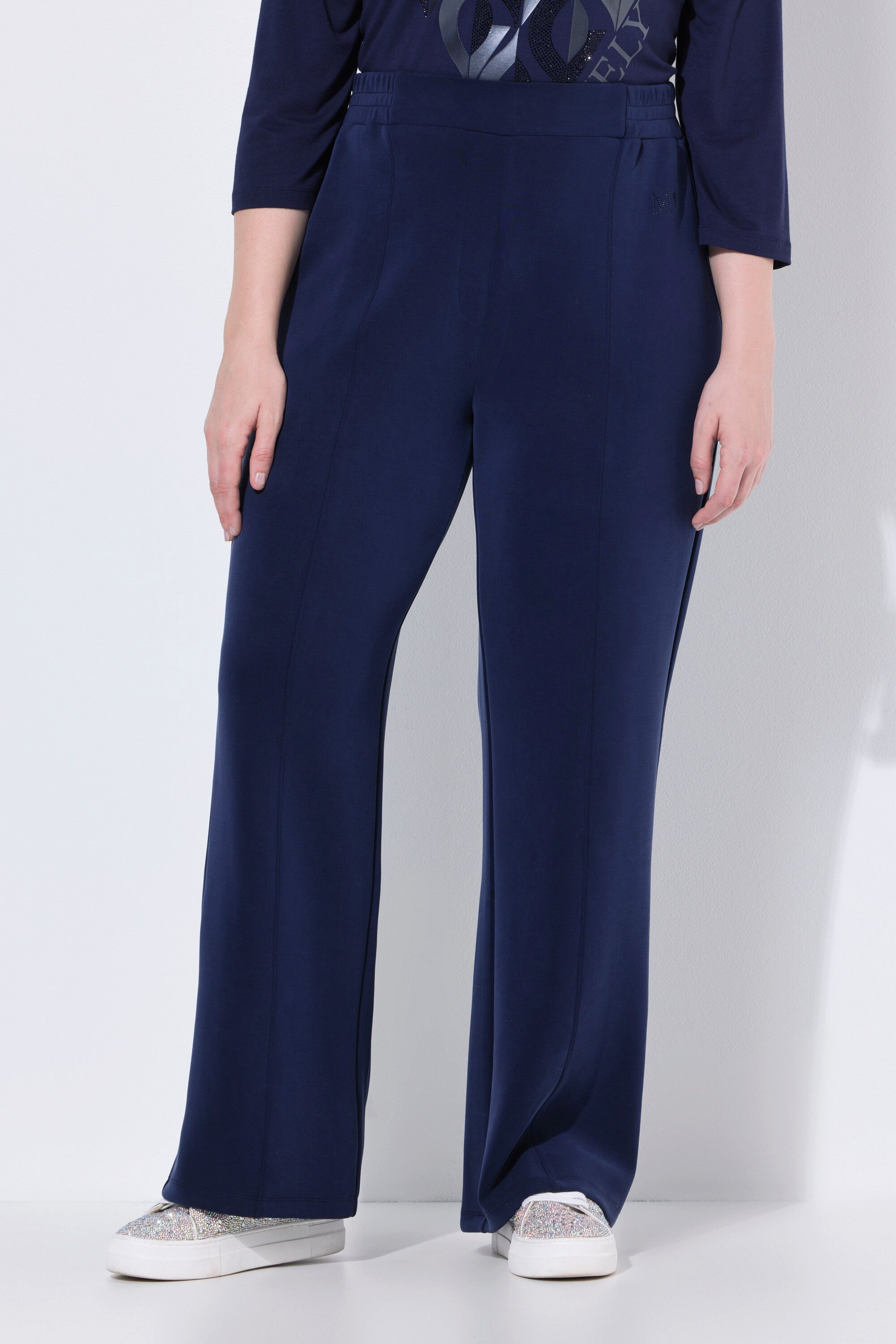 Ulla Popken Schlupfhose Sweathose weites gerades günstig online kaufen