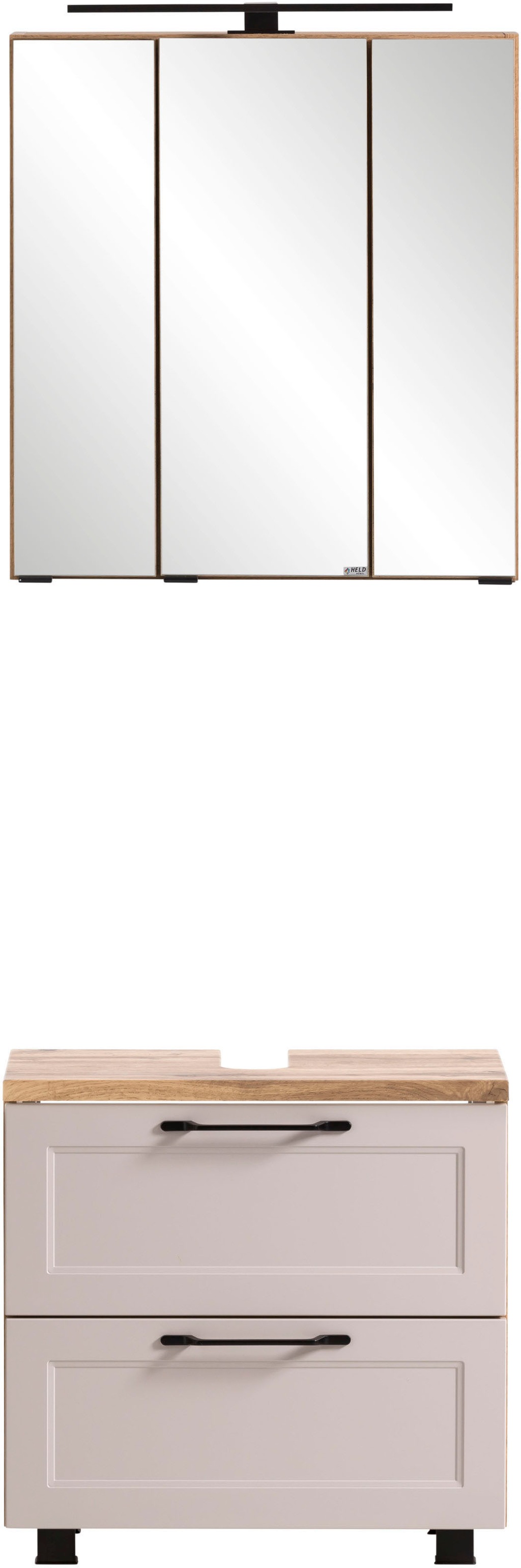 welltime Badmöbel-Set "Lana", (Komplett-Set, 2 St.), Badezimmer-Set, 2-teil günstig online kaufen