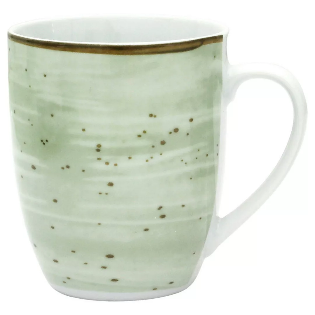Kaffeebecher grün Porzellan günstig online kaufen