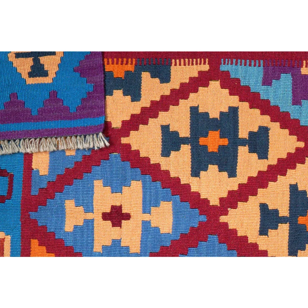 PersaTepp Teppich Kelim Gashgai multicolor B/L: ca. 124x182 cm günstig online kaufen