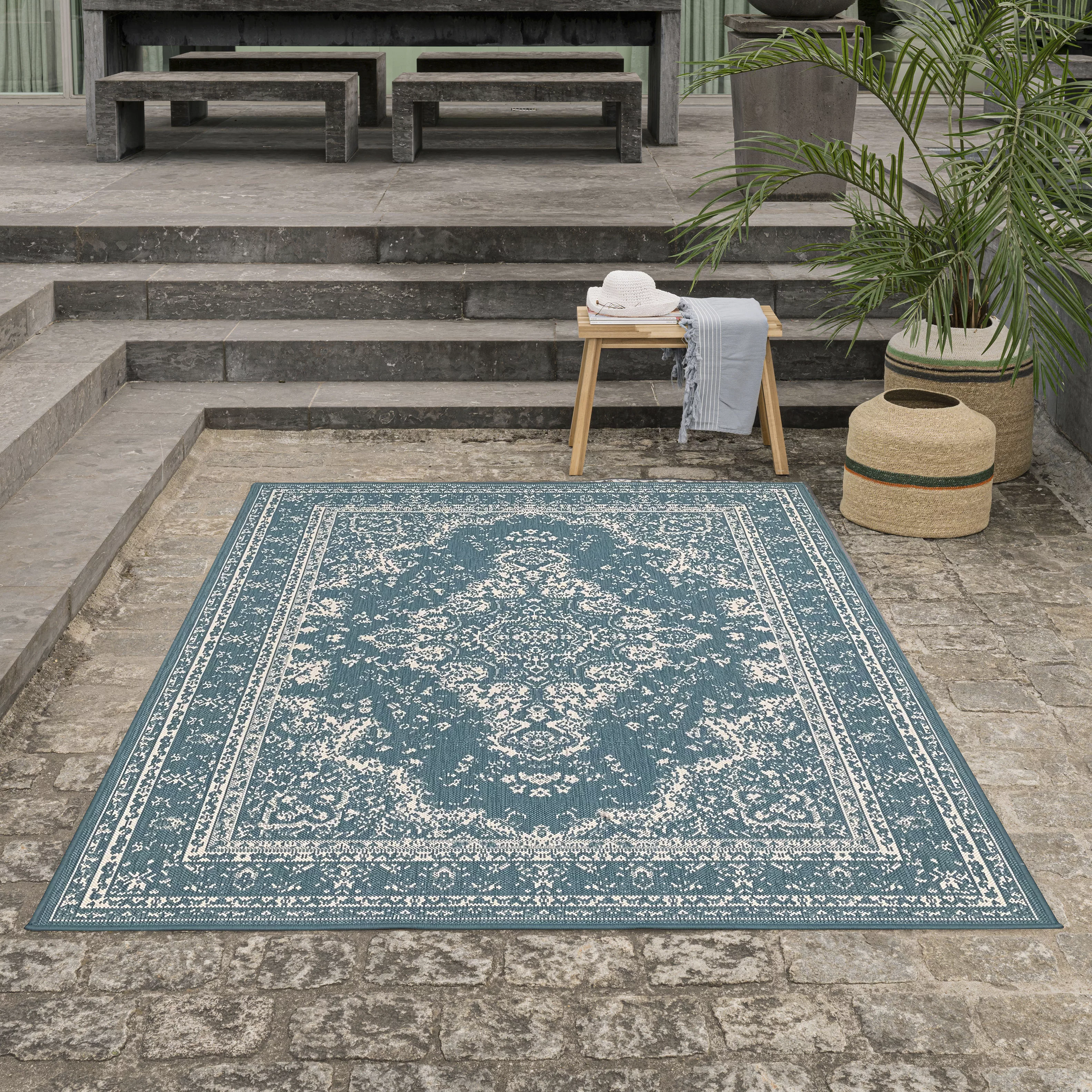 Home affaire Teppich »Oriental Outdoor«, rechteckig, In- und Outdoor geeign günstig online kaufen