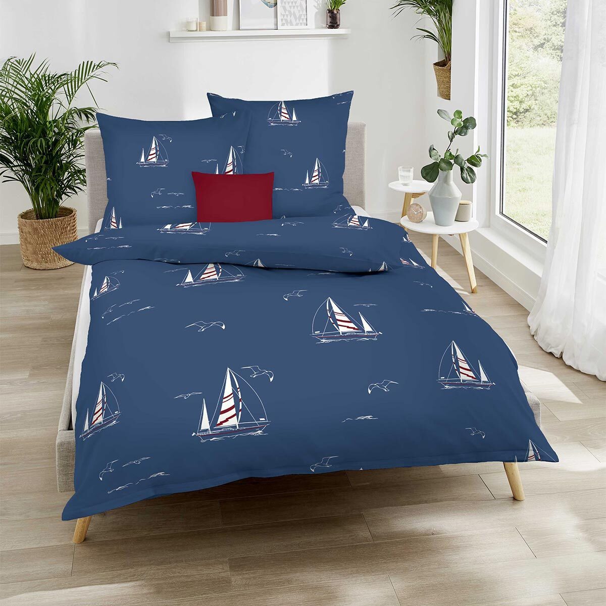 Kaeppel Bettwäsche Yacht, Renforce, 2 teilig, günstig online kaufen