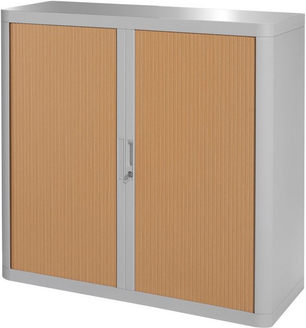 PAPERFLOW Aktenschrank Rollladenschrank easyoffice BxTxH 86x37,5x104cm grau günstig online kaufen