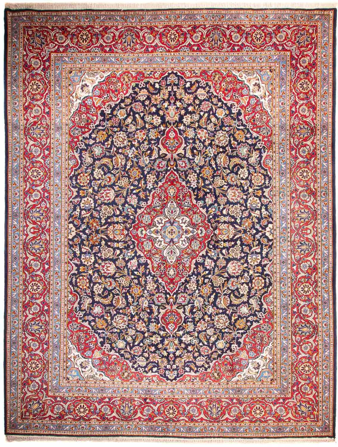 morgenland Orientteppich »Perser - Keshan - 362 x 267 cm - dunkelblau«, rec günstig online kaufen