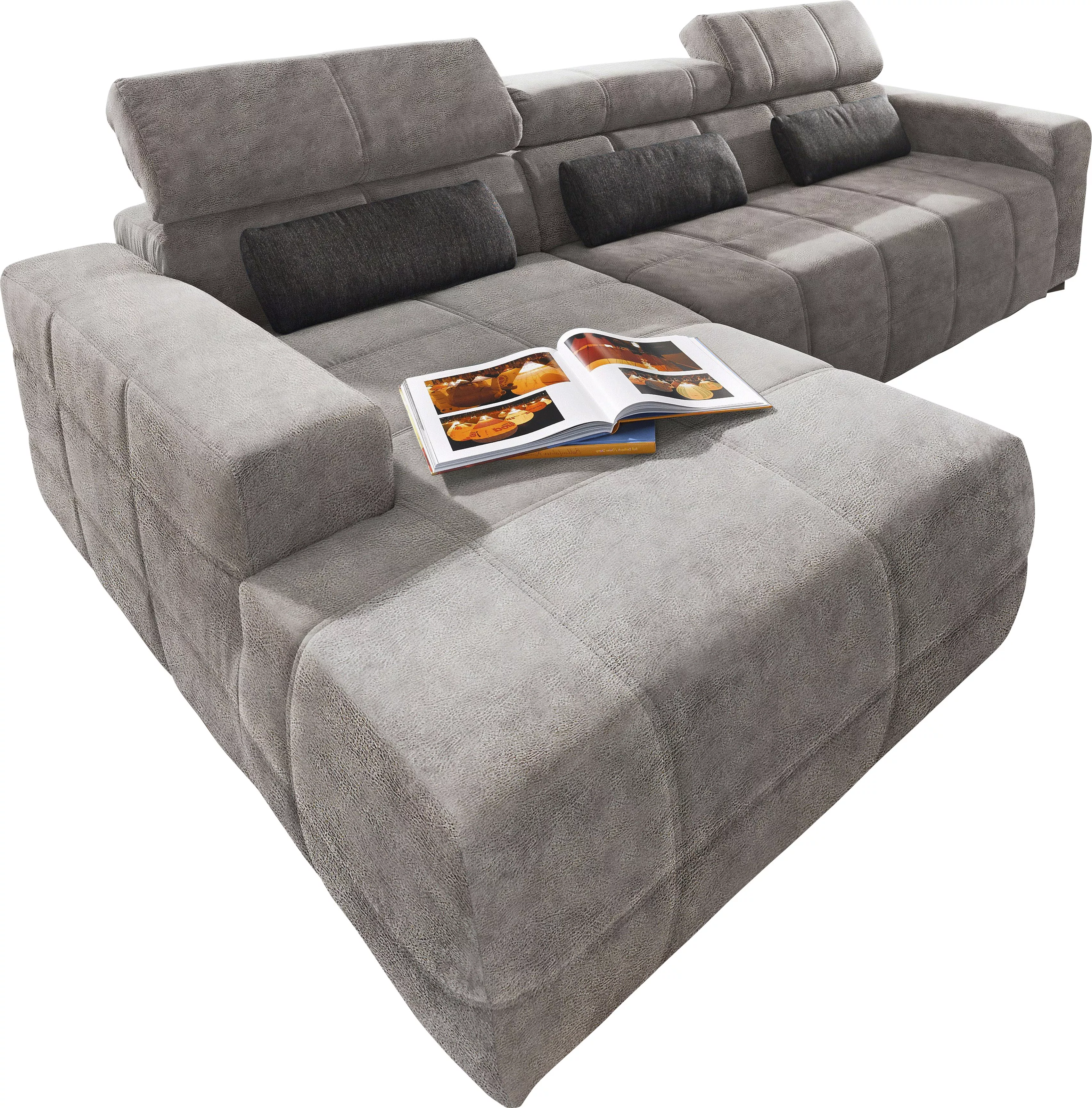 DOMO collection Ecksofa "Brandon große Ausführung B/T/H: 289/177/80 cm, auc günstig online kaufen