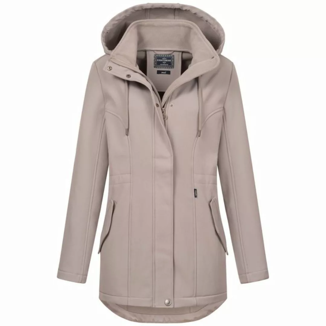 SUBLEVEL Softshelljacke Damen Jacke Übergangs Frühling Herbst Outdoor Regen günstig online kaufen