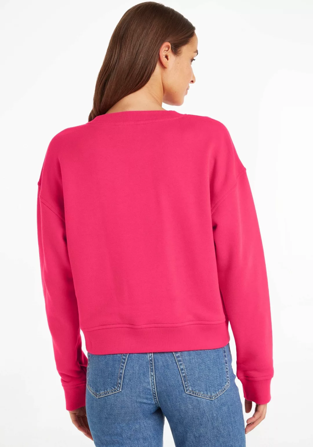 Tommy Hilfiger Sweatshirt "REG HILFIGER FR-TERRY SWEATSHRT", mit kleinem ge günstig online kaufen