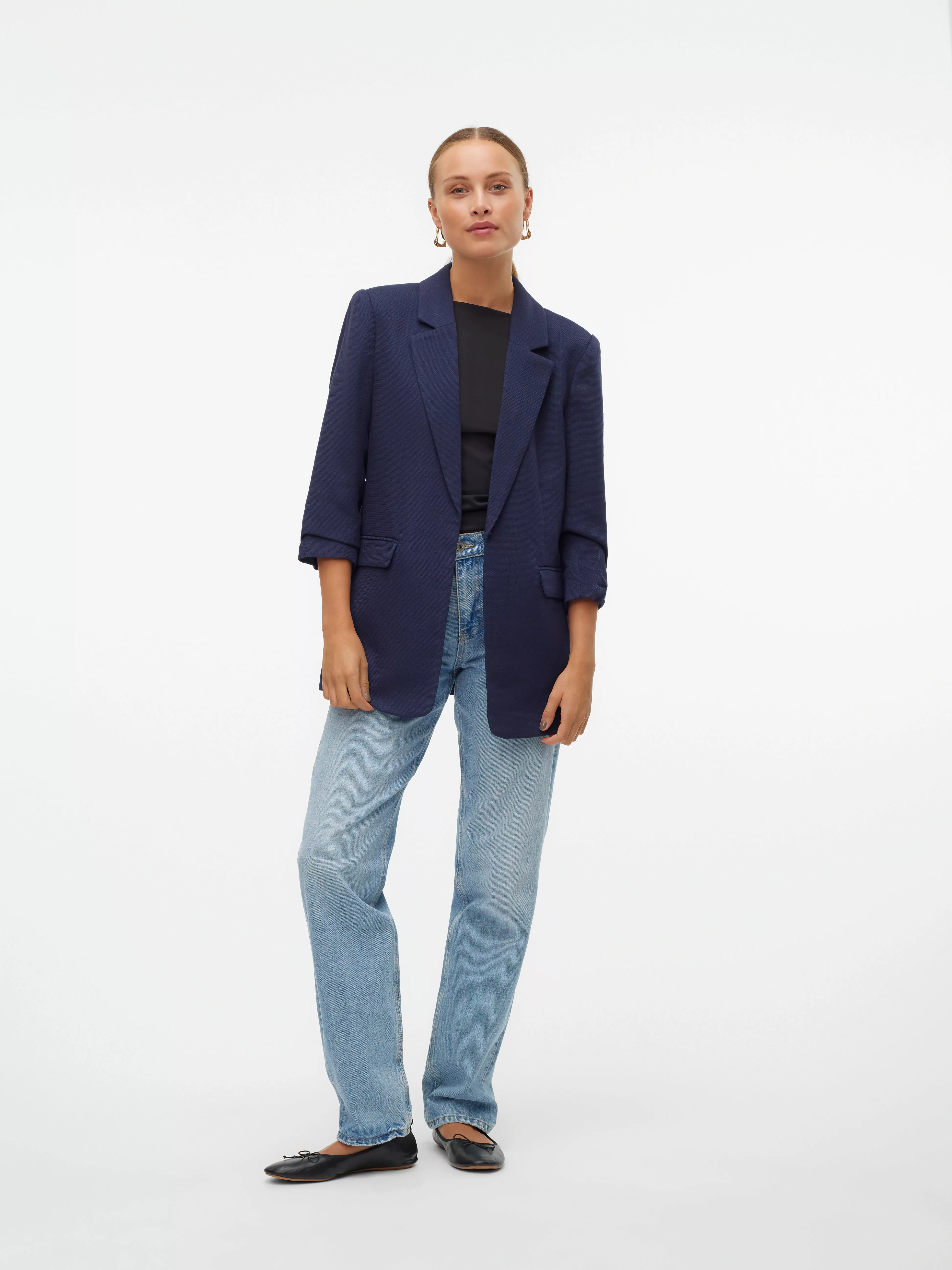 Vero Moda Longblazer "VMFRIDA LS REGULAR BLAZER NOOS" günstig online kaufen