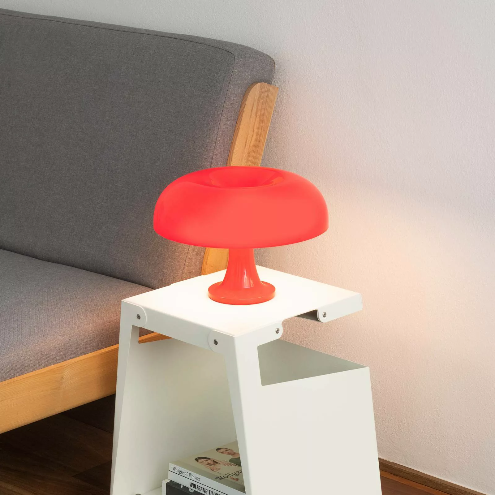 Artemide Nessino - Designer-Tischleuchte, rot günstig online kaufen