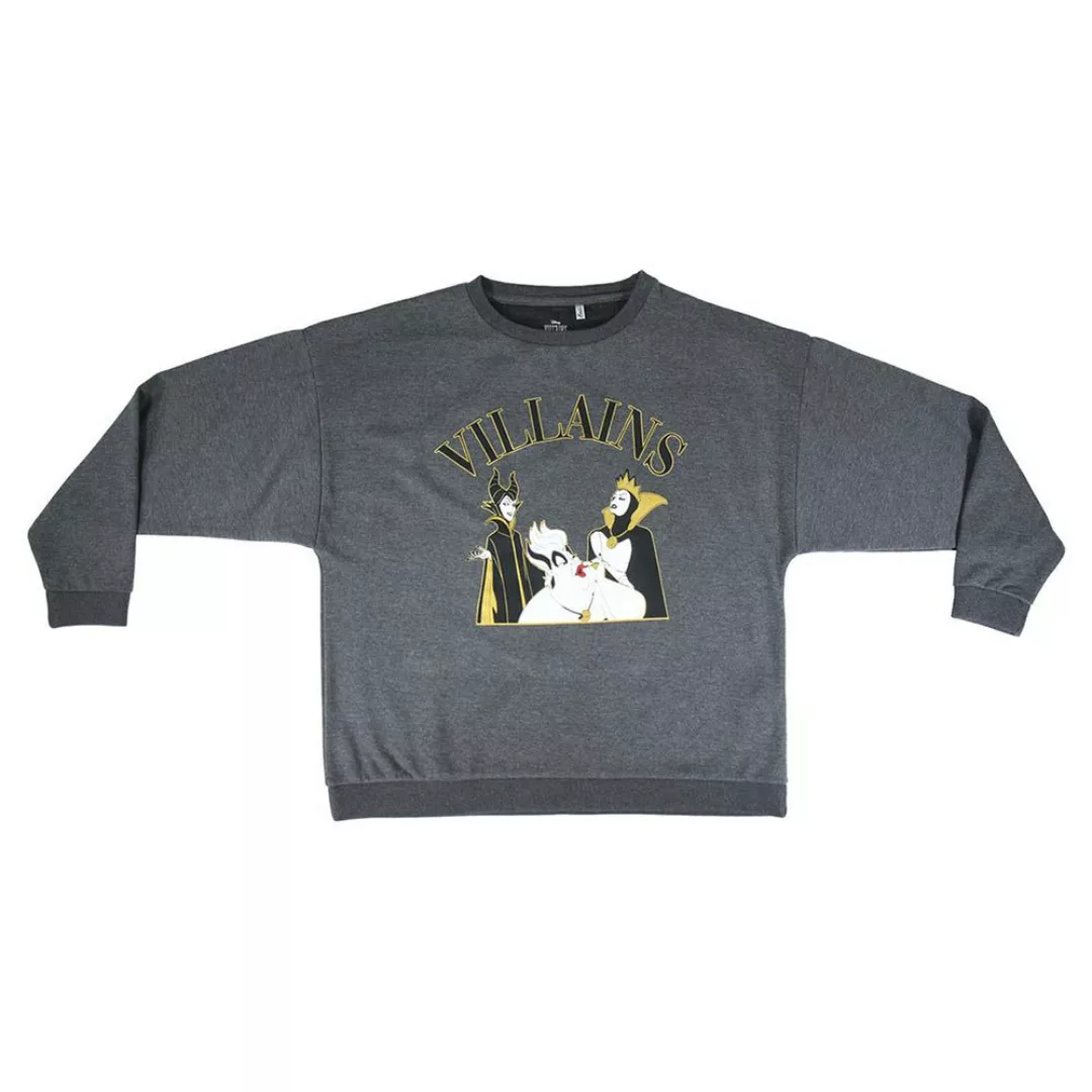 Cerda Group Cottron Brushed Disney Villanas Sweatshirt L Gray günstig online kaufen