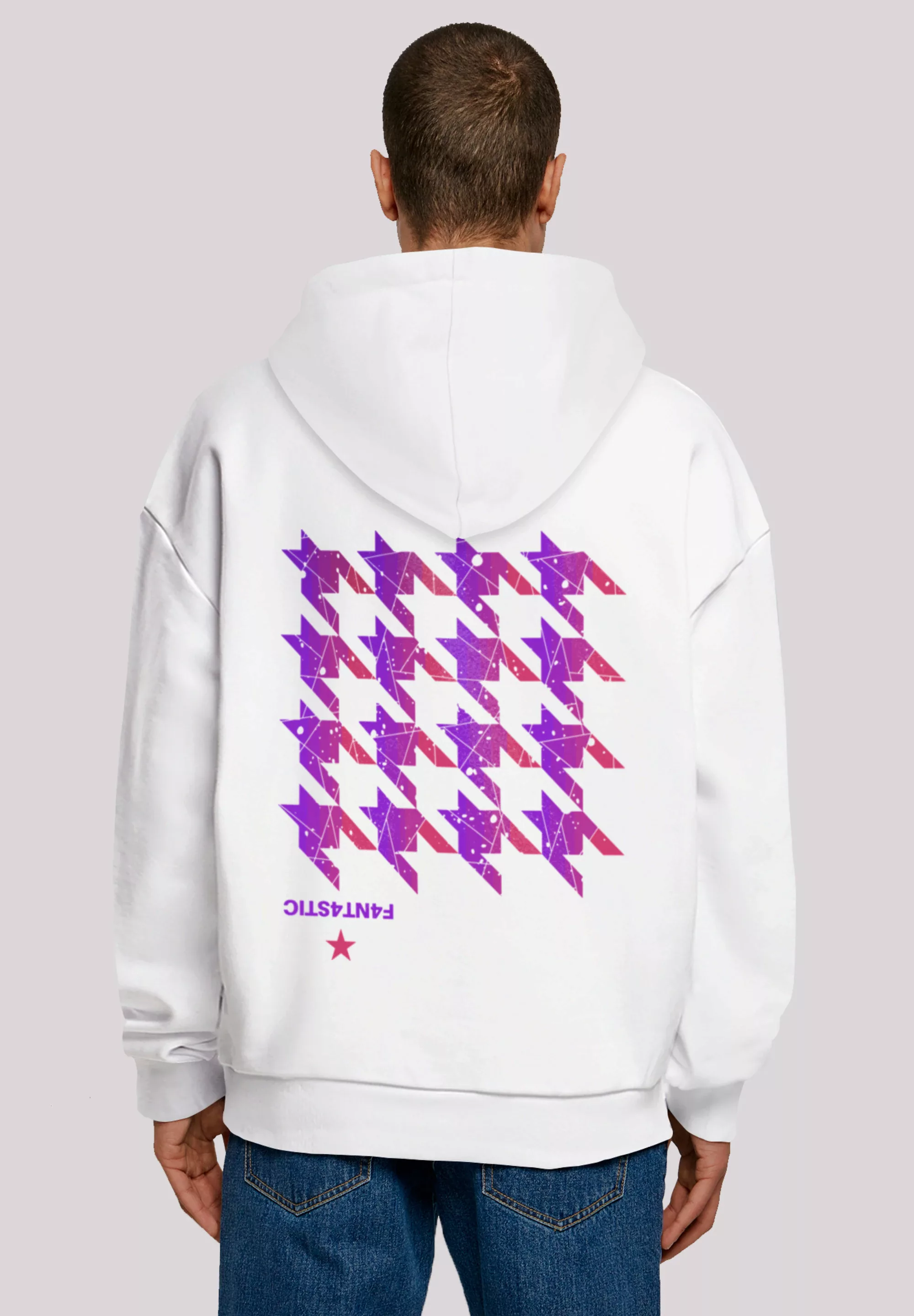 F4NT4STIC Kapuzenpullover "Hahnentritt Muster", Print günstig online kaufen