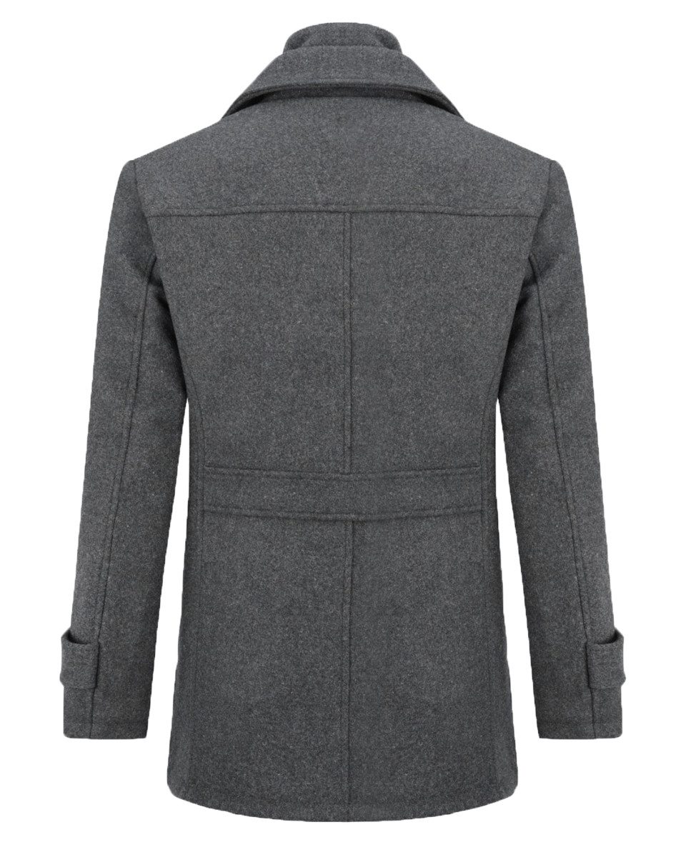 Allthemen Kurzmantel mit abnehmbarem Doppelkragen günstig online kaufen