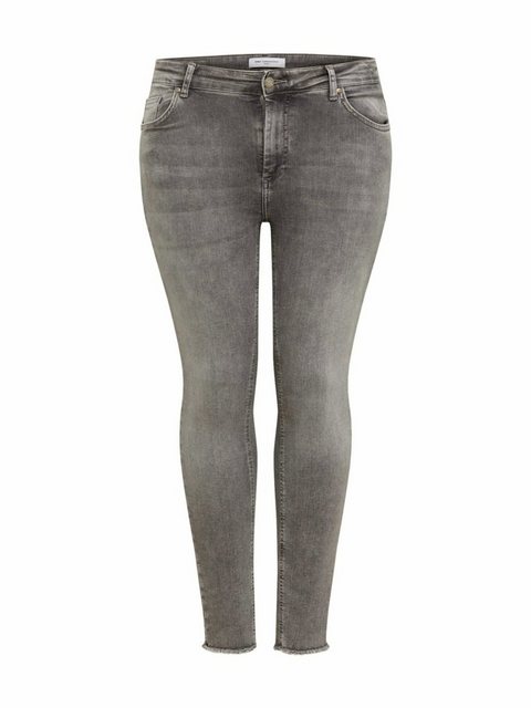 Carmakoma by Only Damen Jeans CARWILLY LIFE REG SK ANK - Skinny Fit - Blau günstig online kaufen