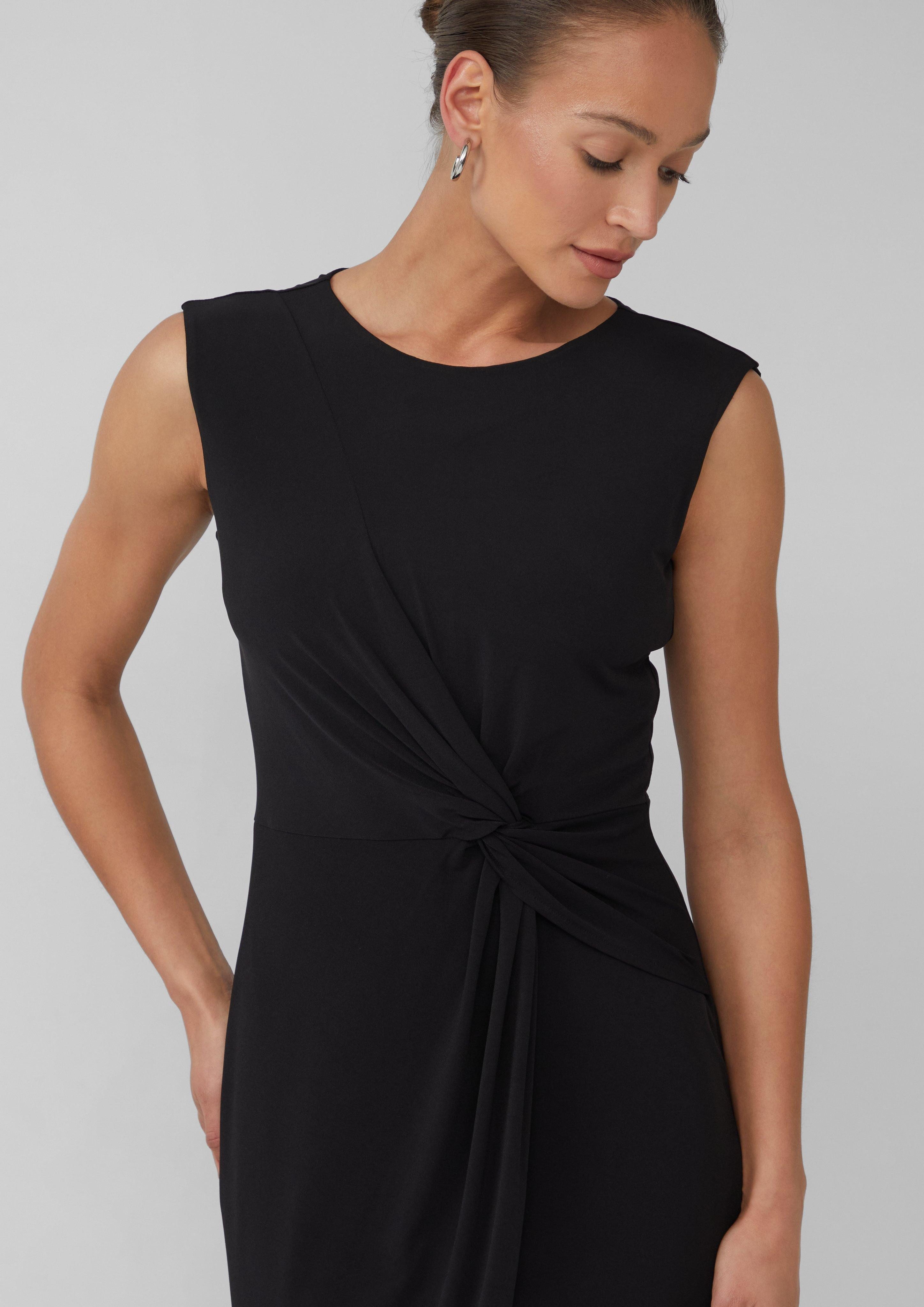 s.Oliver BLACK LABEL Maxikleid Ärmelloses Jersey-Kleid günstig online kaufen
