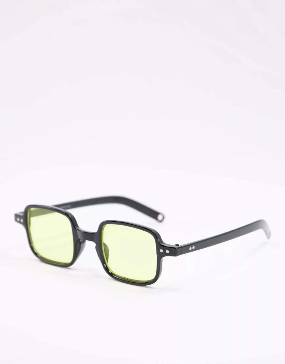 Madein – 70s Collection – Sonnenbrille mit Gläsern in Gelb günstig online kaufen
