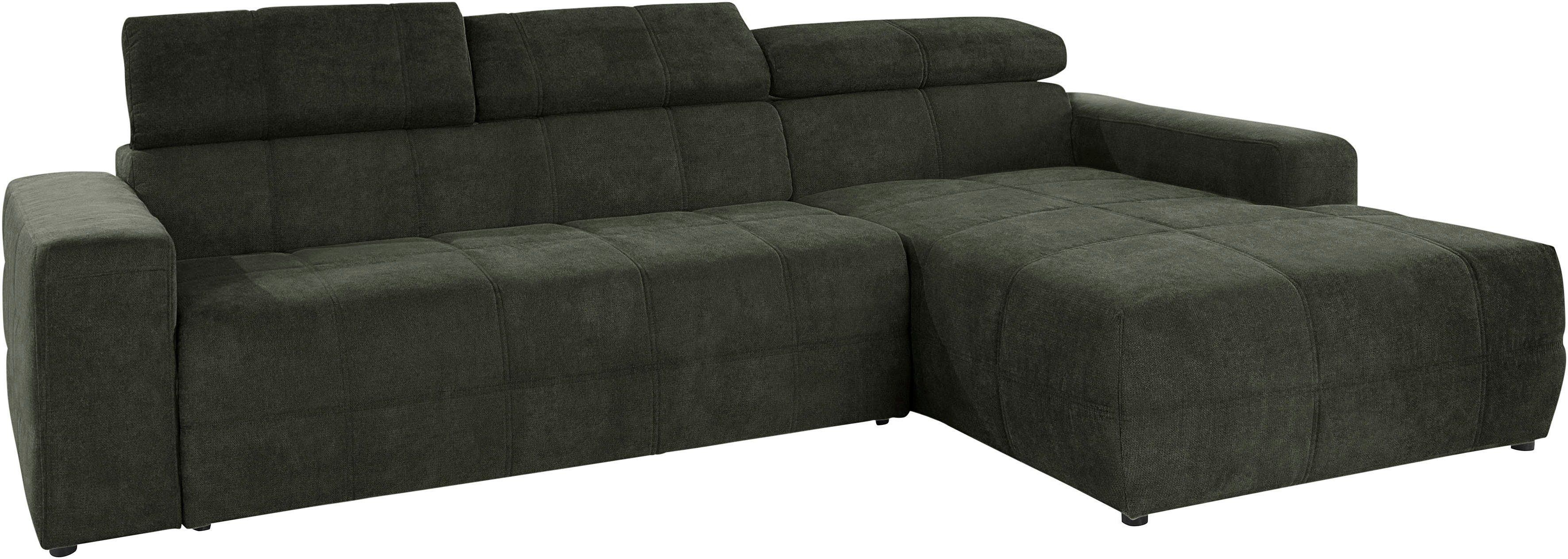 DOMO collection Ecksofa "Brandon B/T/H: 289/177/80 cm, whlw. mit Sitztiefen günstig online kaufen