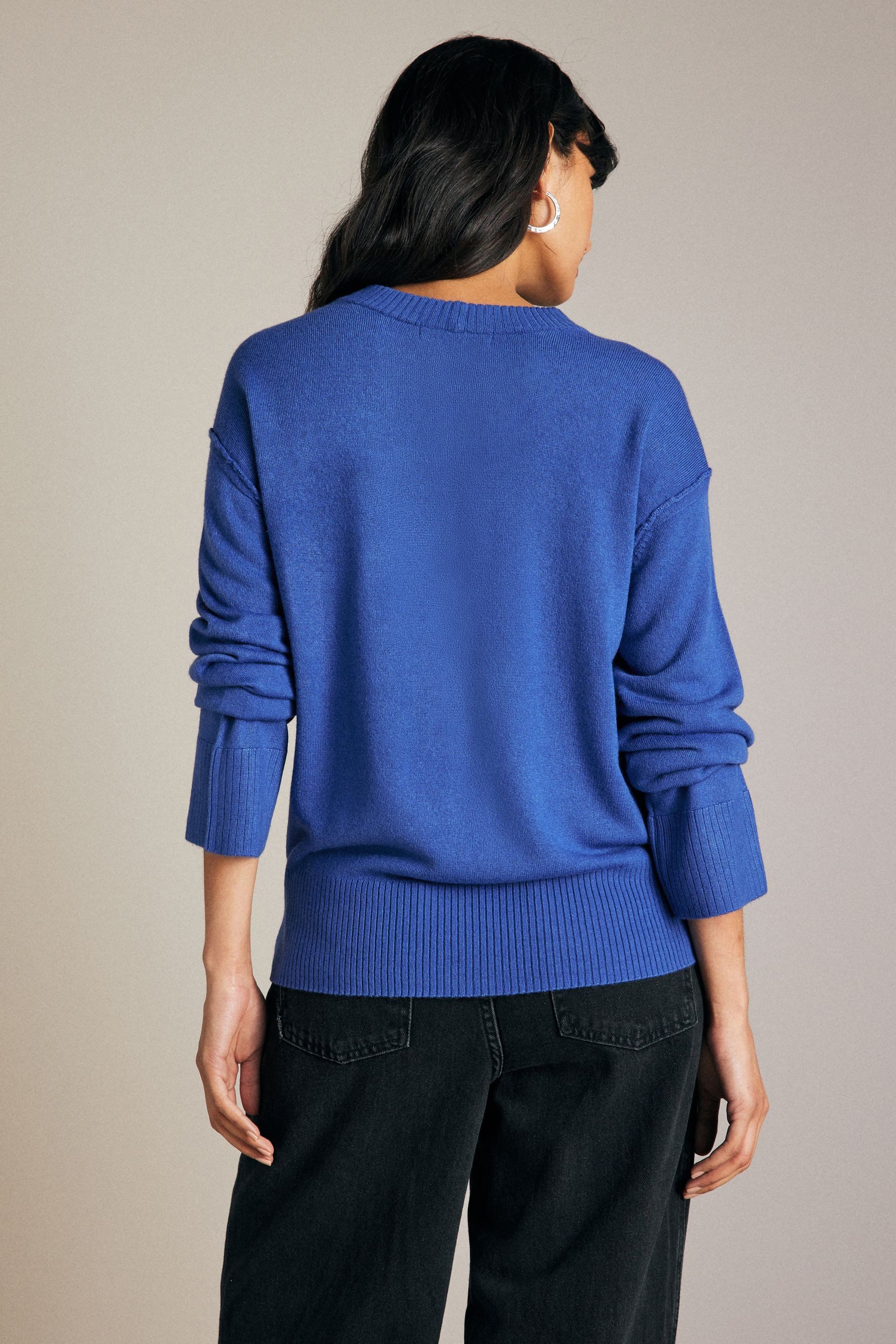 Next Rundhalspullover Kuscheliger Pullover mit Rundhalsausschnitt günstig online kaufen