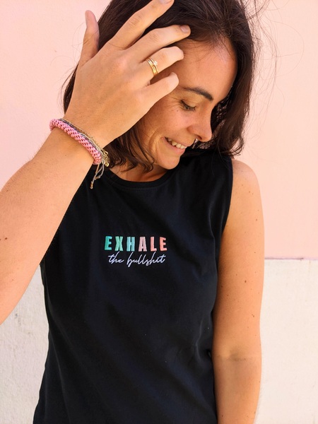 Yoga Shirt | Exhale The Bullshit günstig online kaufen