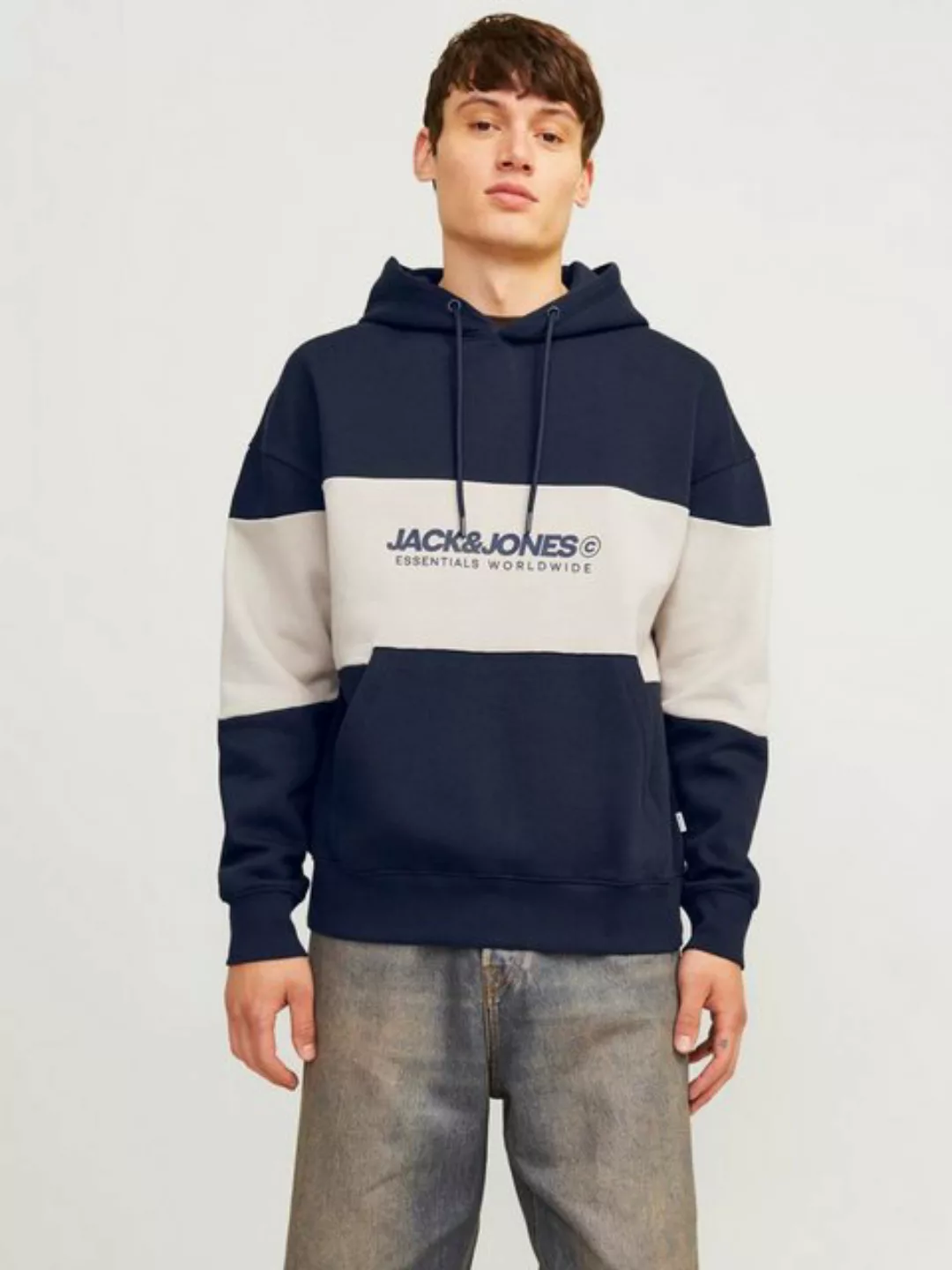 Jack & Jones Sweatshirt JJELEGACY BLOCKING SWEAT HOOD NOOS günstig online kaufen