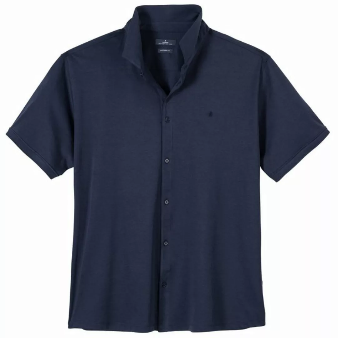 RAGMAN Poloshirt Ragman Softknit Poloshirt durchgeknöpft navy XXL günstig online kaufen