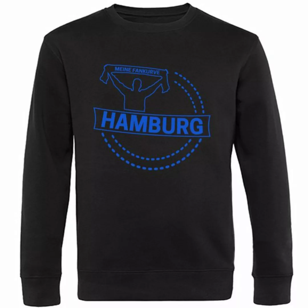 multifanshop Sweatshirt Hamburg - Meine Fankurve - Pullover günstig online kaufen