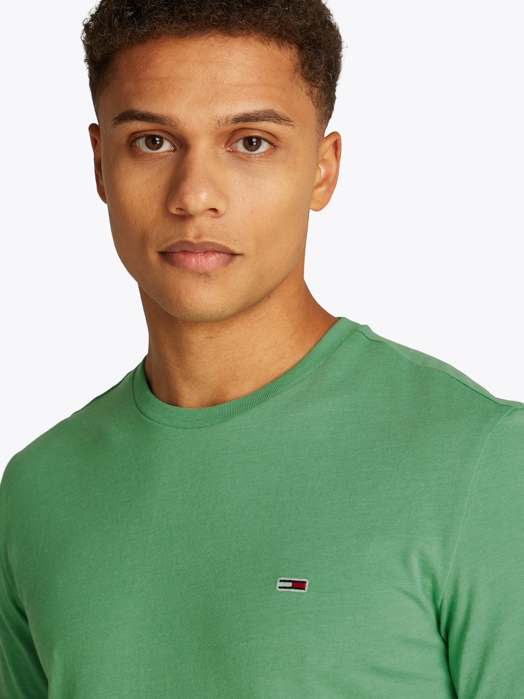 Tommy Jeans T-Shirt "TJM XSLIM JASPE HTR TEE EXT", Mit Rundhalsausschnitt günstig online kaufen