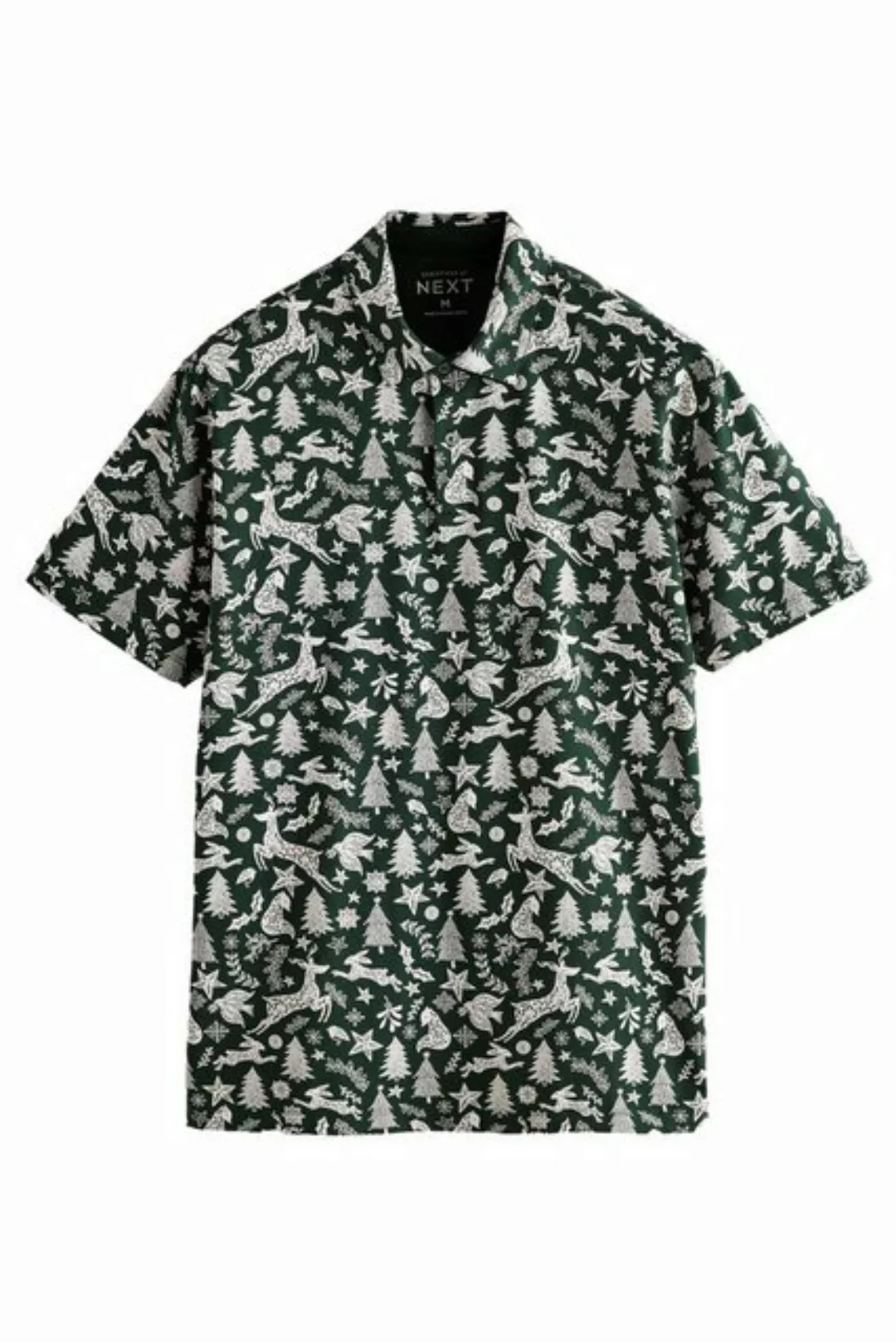 Next Poloshirt Polo-Shirt in weihnachtlichem Print (1-tlg) günstig online kaufen