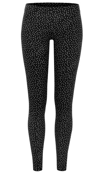 Bio Leggings - Schwarz - Weiße Pünktchen günstig online kaufen