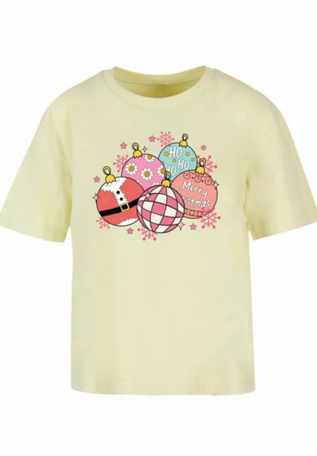 F4NT4STIC T-Shirt Pink Cute Weihnachten Tree Balls Premium Qualität, Weihna günstig online kaufen