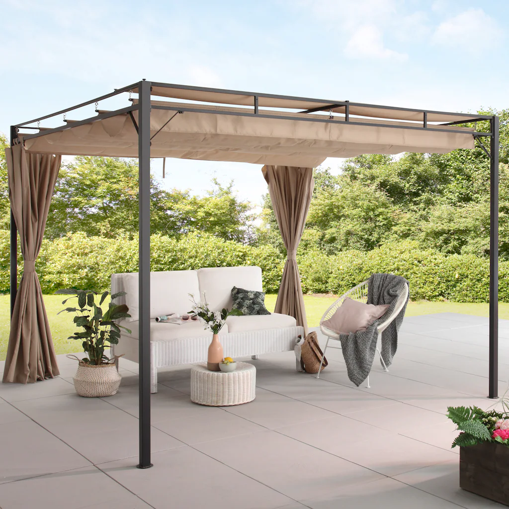 KONIFERA Pavillon "Milos", (Set), BxT: 300x300 cm günstig online kaufen