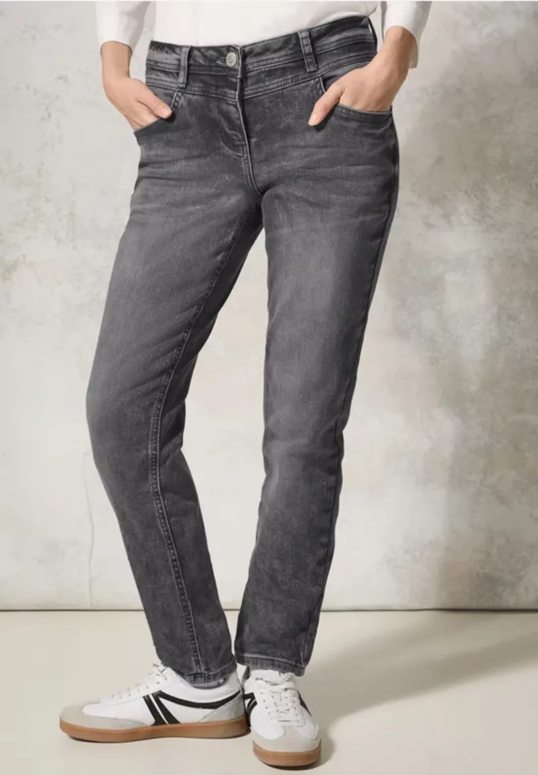 Cecil Slim-fit-Jeans, Middle Waist günstig online kaufen