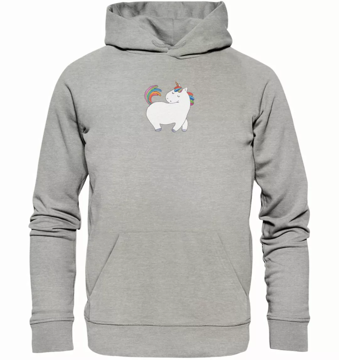 Mr. & Mrs. Panda Hoodie Größe M Einhorn Stolzieren - Heather Grey - Geschen günstig online kaufen