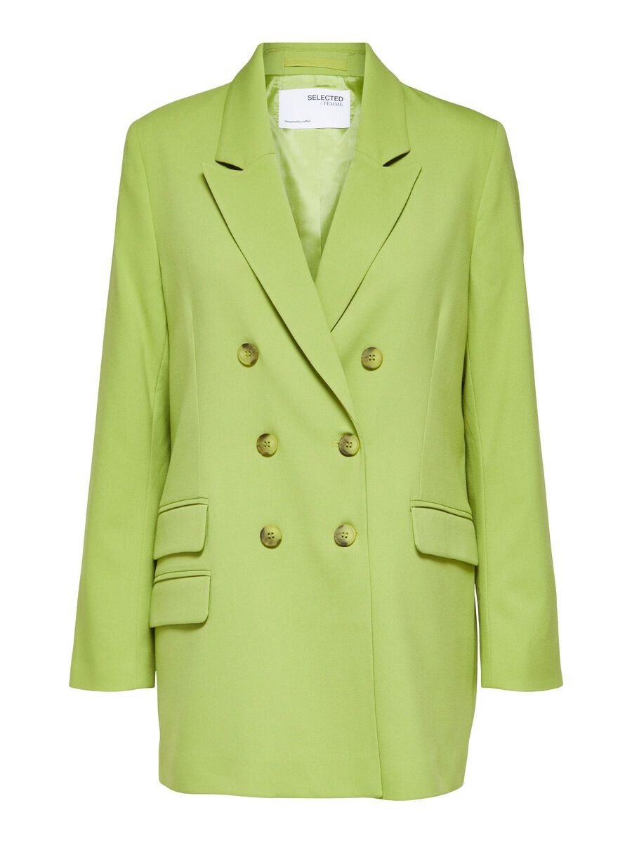 SELECTED Zweireihiger Blazer Damen Grün günstig online kaufen